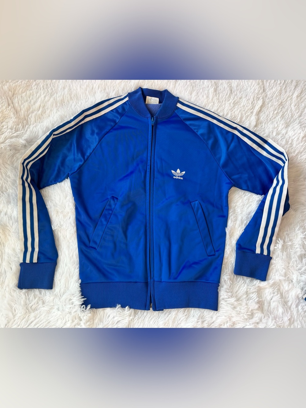 Vintage 80's Adidas Atp Keyrolan Blue/White Tracksuit… - Gem